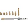 TS100 TS101 Soldering Iron Tips, Brass Material with M2 M2.5 M3 M4 M5 M6 M7 M8 Threads, Excellent Heat Conduction, Embedding, for TS100/101 Soldering