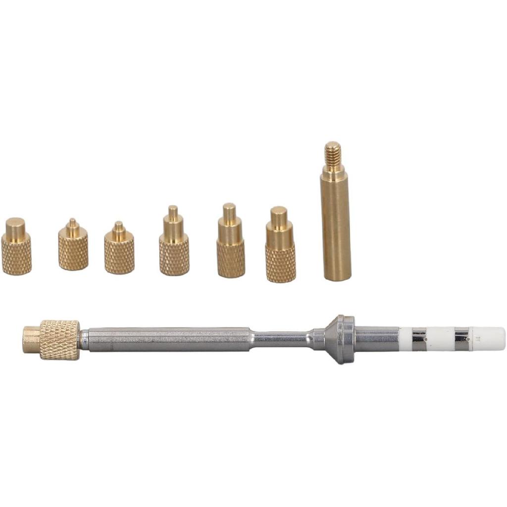 TS100 TS101 Soldering Iron Tips, Brass Material with M2 M2.5 M3 M4 M5 M6 M7 M8 Threads, Excellent Heat Conduction, Embedding, for TS100/101 Soldering