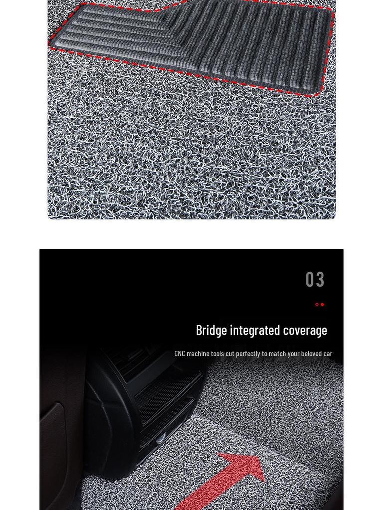 Honda Accord 2000-25 Anti-Slip Wear-Resistant Coil Mat