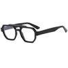 Retro Double-Beam Fashion Glasses: Versatile, Anti-Blue Light, High-End Style Frames for Casual Wear, Prescription Ready.