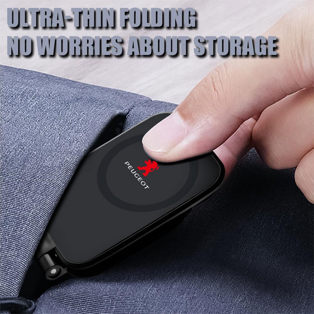 For Peugeot 308 406 508 3008 5008 607 2008 1008 108 107 1PCS ABS Car Vacuum Magnetic Bracket Strong Suction Bracket Center Cover