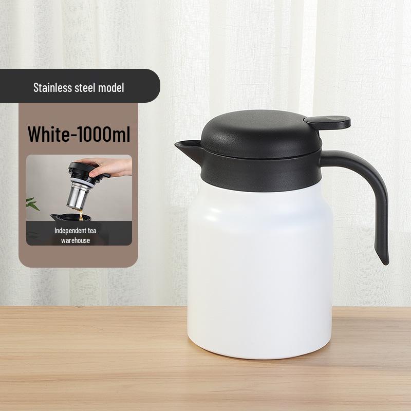 Large Capacity 304 Stainless Steel Insulated Tea Infuser Kettle for Home and Office
