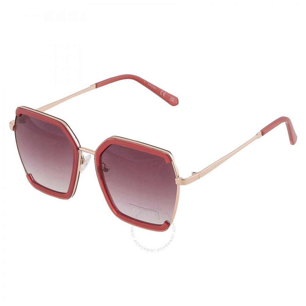 Guess Factory Bordeaux Gradient Butterfly Dámské sluneční brýle Gf0418 69t 58