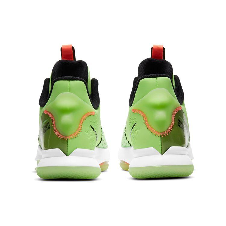 Nike LeBron Witness 5 Grinch Unisex Sneakers Green Lime-Glow Bright-Mango CQ9380-300