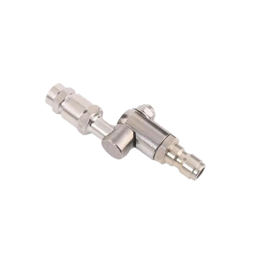 360° Swivel AC Cleaning Wand Rotating Fan Nozzle – 1/4" Quick-Connect, Universal Fit, Wide-Angle Spray for HVAC Coils