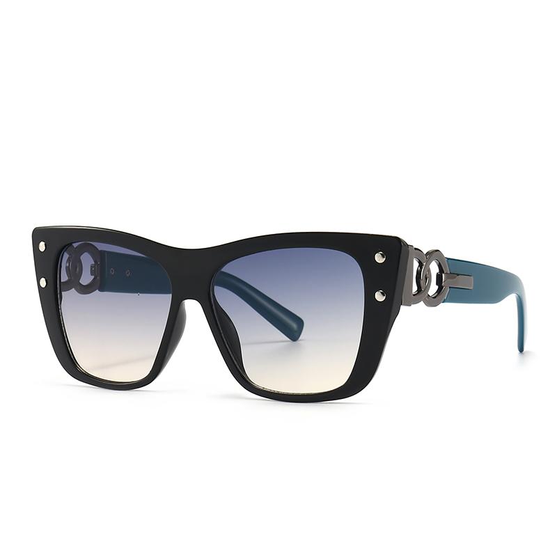 Cross-Border Export New Modern Retro Square Frame Sunglasses Ins Style Street Style Big-Name Sunglasses 925