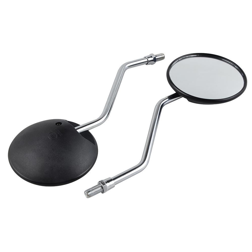 

Motorcycle Side Mirrors for Yamaha DT 175 250 360 400 RD125 RD200 RD250 RD350 RD400 TX750 XS XS2 XS400 500 341-26290-10-00 чёрный