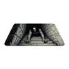 Felpudo de Esqueleto 3D para Halloween, Gris Oscuro, Grande - Entrada Interior Exterior con Diseño