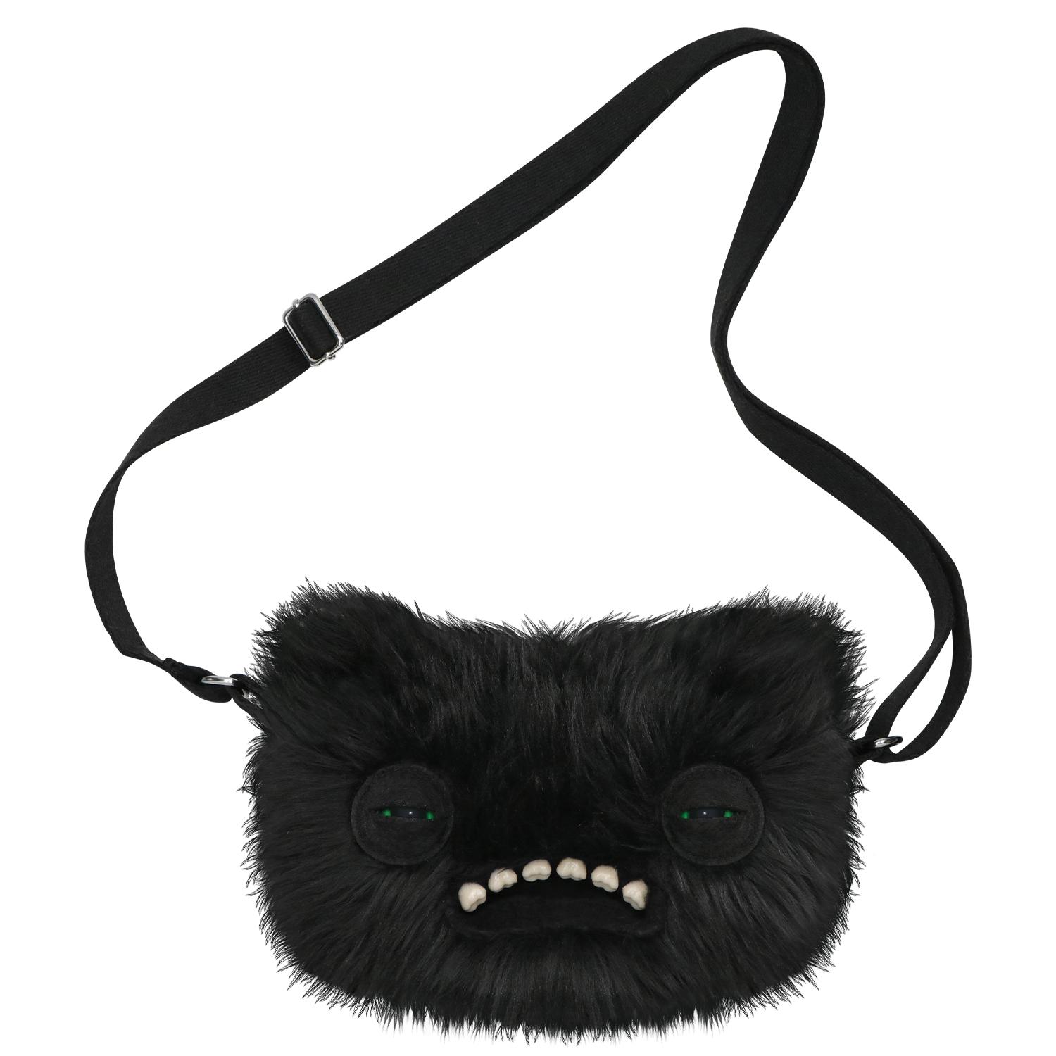 Yiran toy Originele Fuggler Lelijke Tanden Monster Pluche Speelgoed Schoudertas Fuggler Grote Ogen Vreemde Vogel Mcstinkles Kat Pluche Crossbody Tas Cadeaus