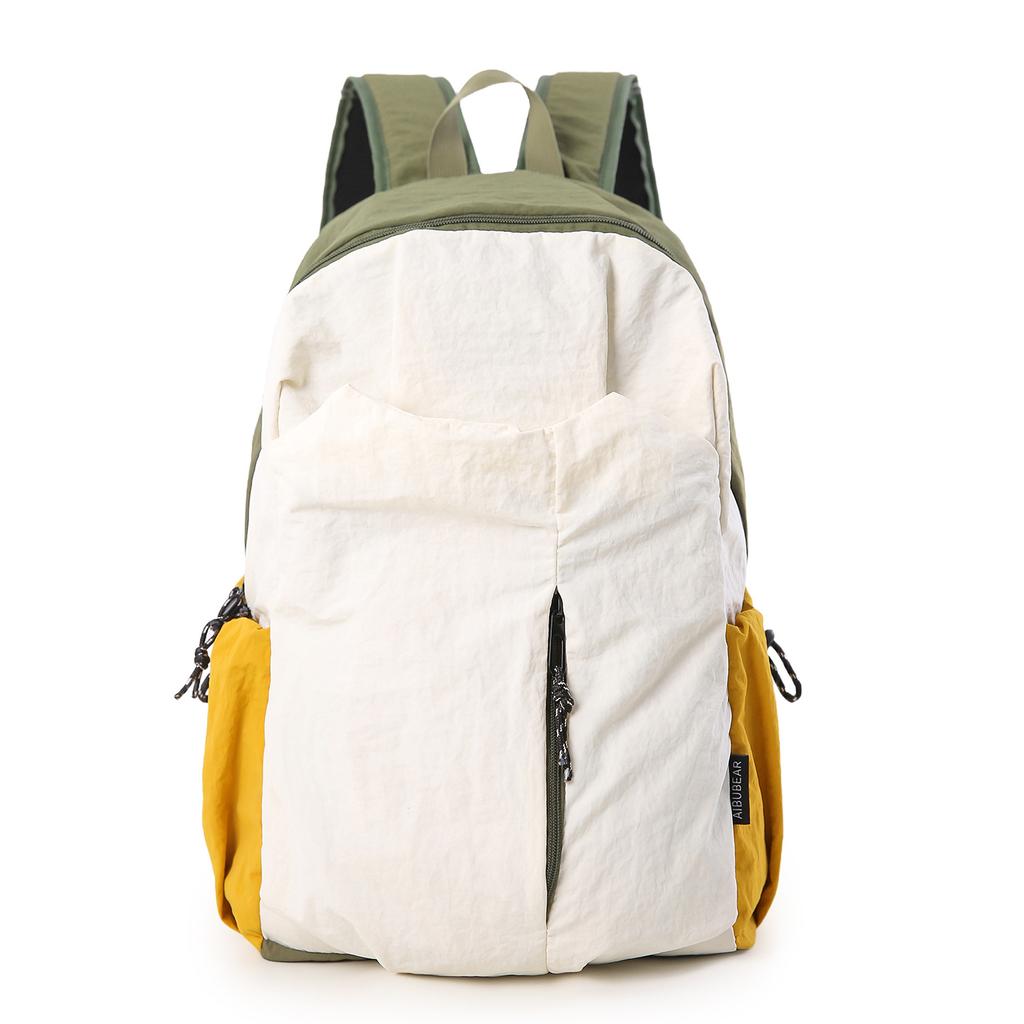 Schoolbag New Outdoor Sports Backpack Large Capacity Fashion Lightweight Simple Backpack Men's and Women's High Value Backpack Crossbody Bag