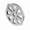 Meat Grinder Plate, Strong and  , Easy to Install, with Alloy Material, Silver Color, Hole Diameter 7mm