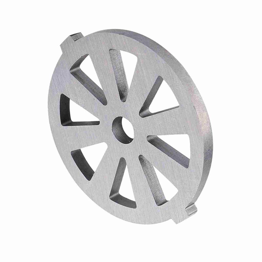 Meat Grinder Plate, Strong and  , Easy to Install, with Alloy Material, Silver Color, Hole Diameter 7mm