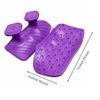 Weightlifting Grip Pads AntiSlip Silicone Hand Grips Contoured Lifting with Textured Surface