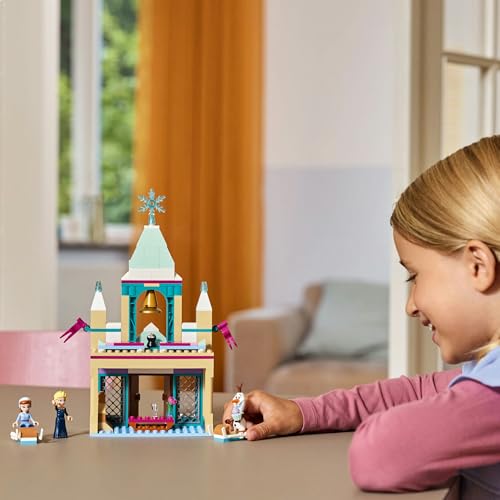 LEGO Disney Princess Frozen Arendelle Castle Toy Block Educational5678Disney Goods Pretend Play House 43265