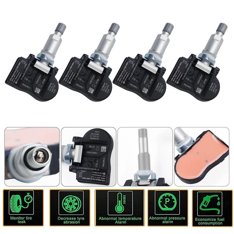 4 PCS Car TPMS Tire Pressure Monitor Sensor System 36106881890 for BMW X5 F15 F85 X2 F39 X1 F48 X6 F16 F86 4pcs
