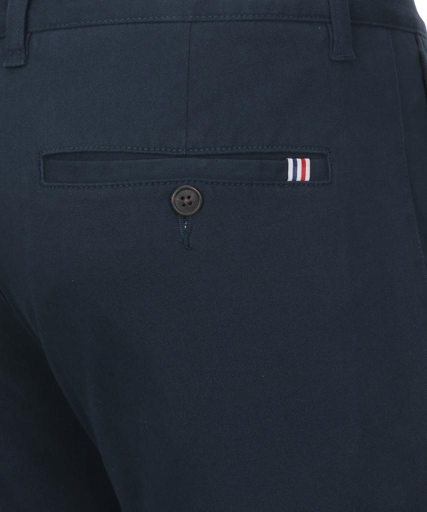 KULTE Brushed Regular Fit Spandex Chino Pants Navy