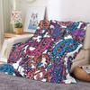 Böhmische Geometrie digital bedrucktes Polyester Schlafzimmer Samt Flanell weiche Sofabezug Decke Fleece weiche Sofabezug Decke