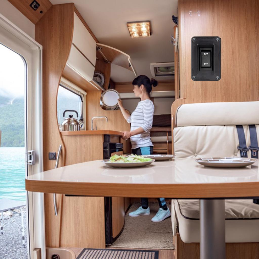 Power Jacks Momentary Switch Reverse Polarity Rockers Switch Motor Control DPDT (ON)--(ON) 12V 24V Switch