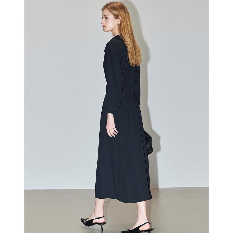 Demana Modern Romance French Style Pleated A-Line Midi Dress
