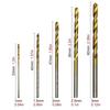 Titanium Plated Small Drill Bit High Speed Steel Hole Cutter Hard Woodwork Drill