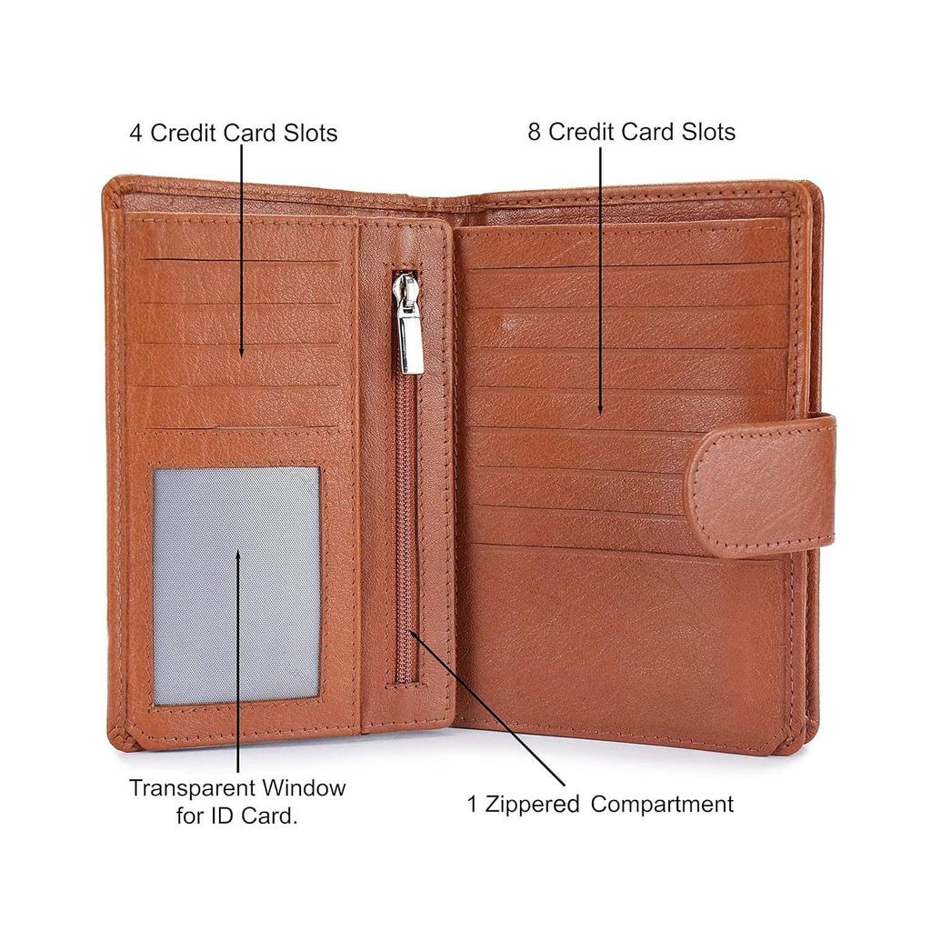 Tina Leather Wallet For Women .