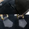 Gucci Bang Boot Tote Bag Old Gucci Black Suede Women Used