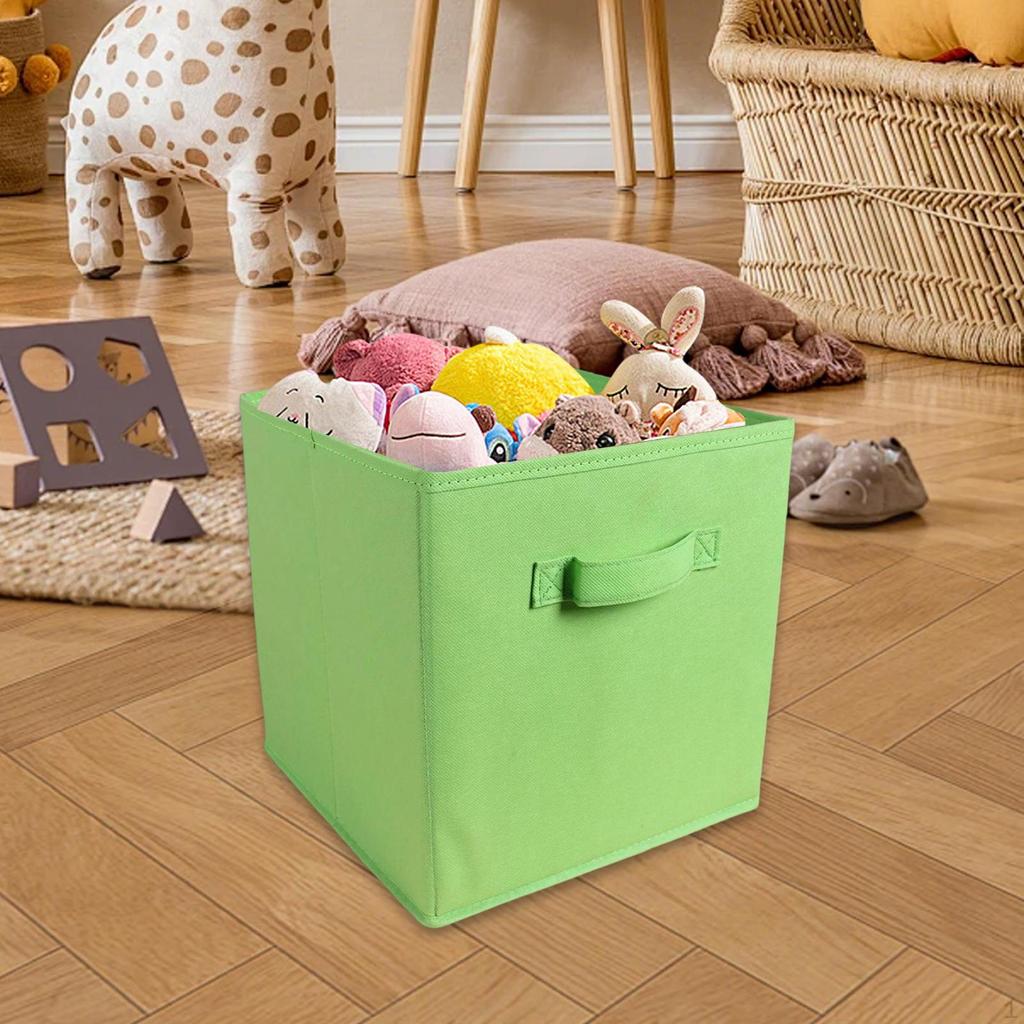 Storage Cube Art Craft Supplies Books Organizer Laundry Hamper Foldable Basket for Study Desk