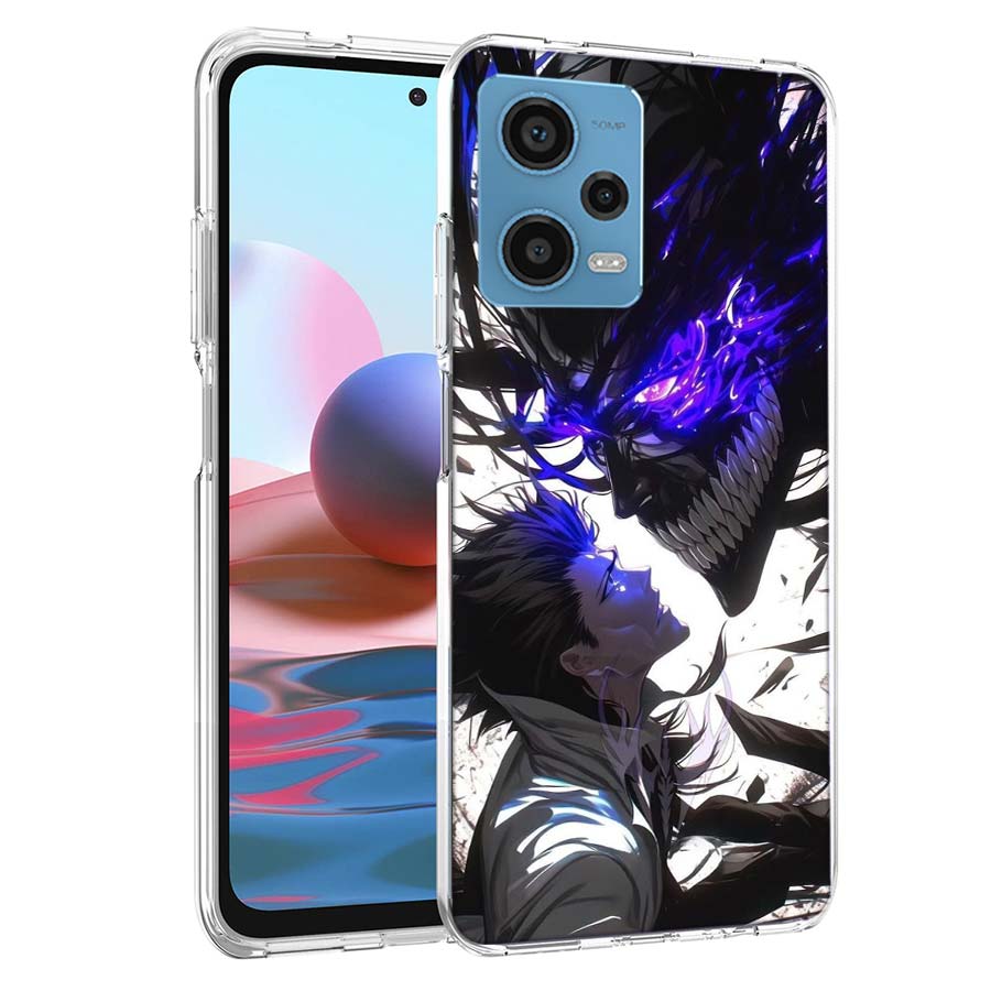 Bleach Aizen Sousuke Phone Case For Redmi Note 13 12 14 15 Pro Plus 13R 11 11T 11E 11S 10 Pro 10S 9 9S Cover Cell Clear TPU Capa