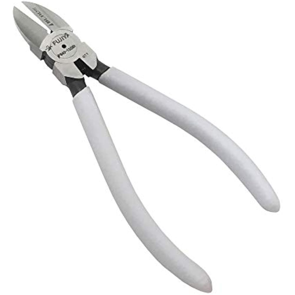 Fujiya (Fujiya) Single Edge Plastic Nipper (Round Blade) 150mm Perfect for Engineering Plastics a...