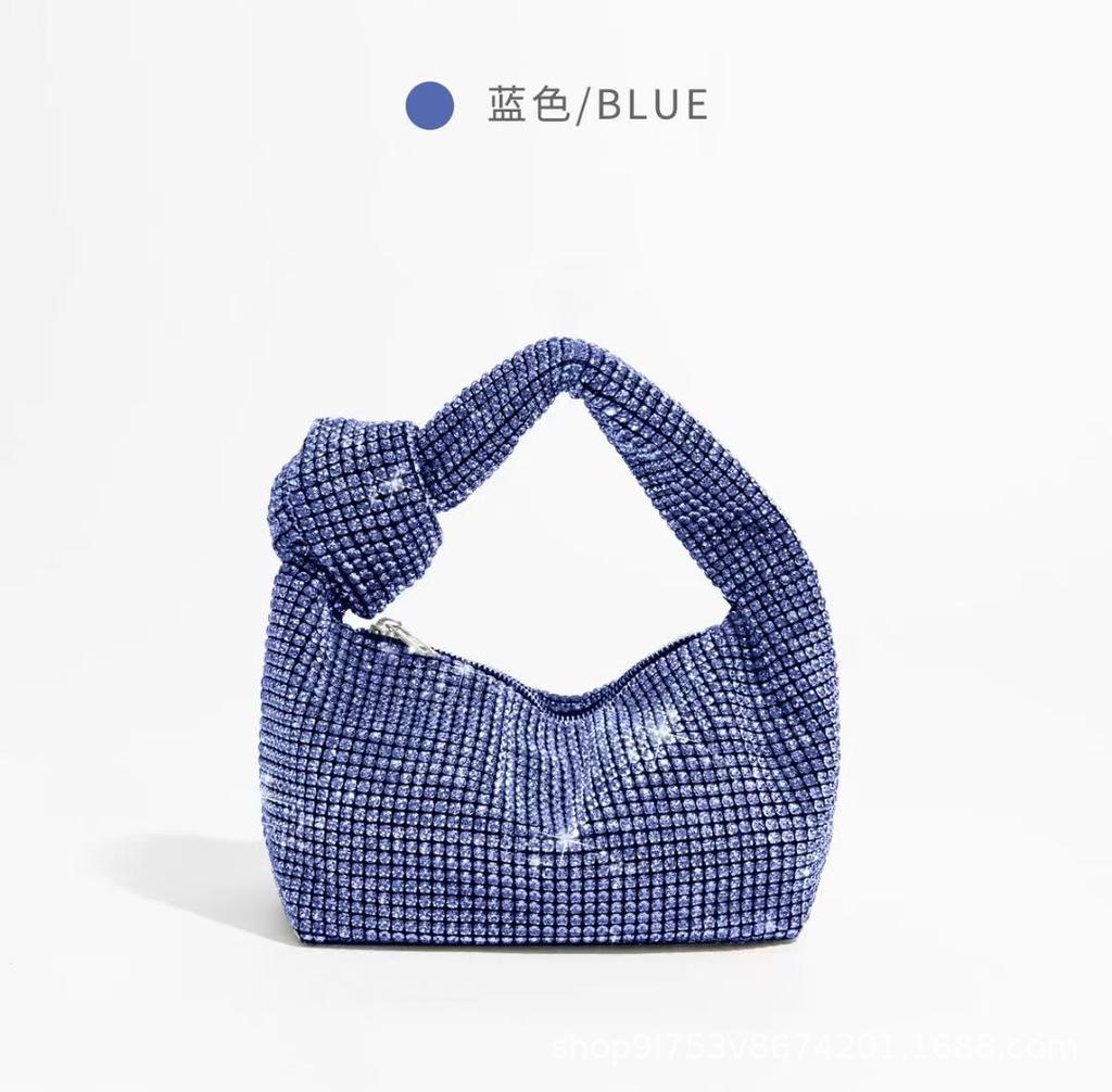 Super A Rhinestone Bag Full Diamond Bag Women's Personalized Niche 2026 New Bright Diamond Dinner Handbag High Sense