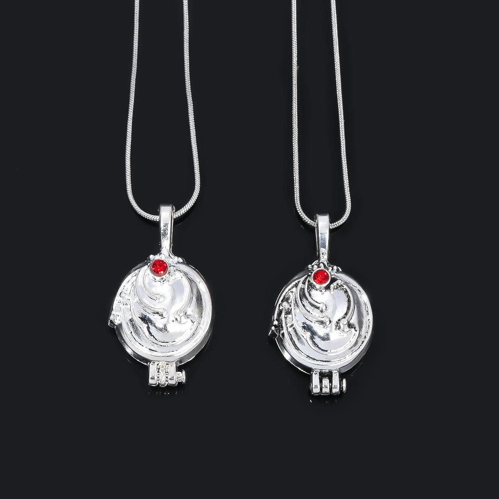 The Vampire Diaries Necklace Elena Gilbert Fashion Vervain Verbena Pendant Photo Locket Jewelry Men Women Christmas Party Gifts