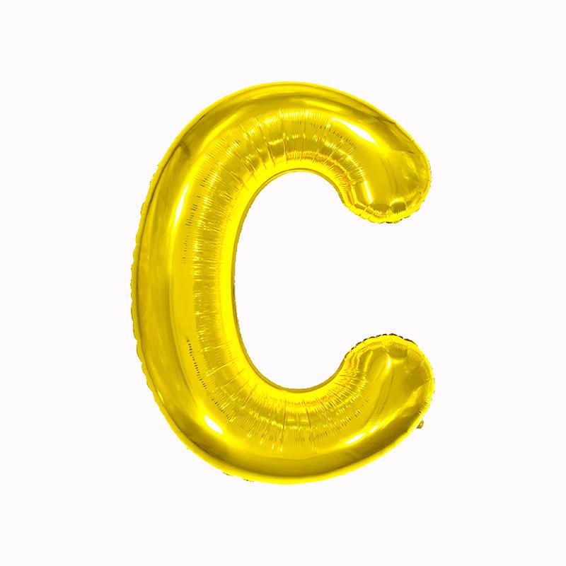 Aluminum Foil Balloon, English Letters, Birthday Party Wedding Decoration, 16" 32" 40"