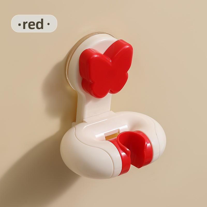 

Portable Suction Cup Shower Head Holder - Home Shower Stand - Bathtub Faucet Fixing Tool - No-drill Adjustable Base красный
