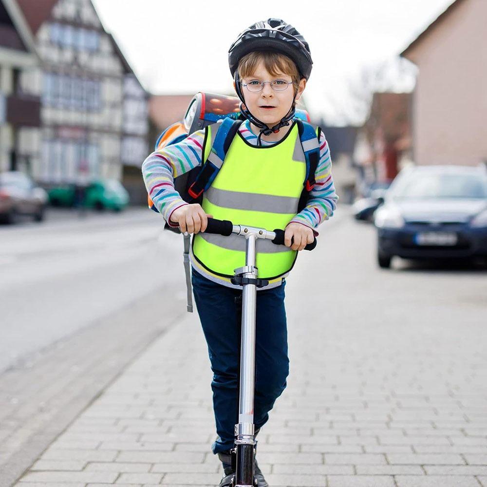 High Visibility Reflective Vest Fluorescent Reflective Clothing New Safety Vest Kids