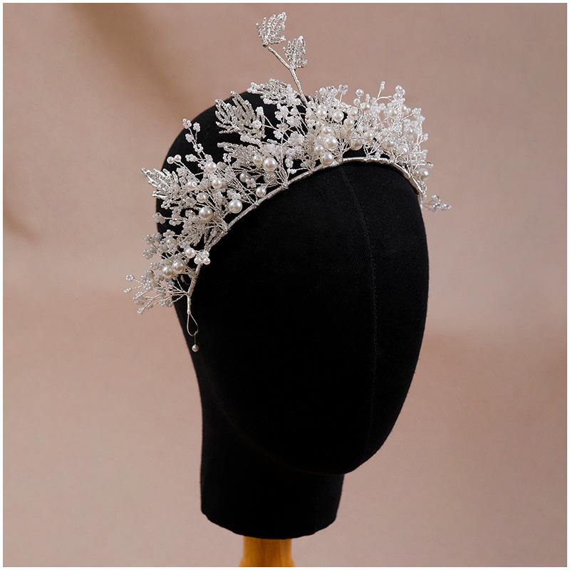 High-End Handmade Luxury Bridal Headband for Wedding Styling