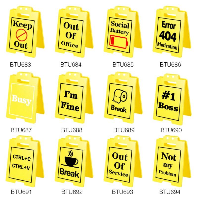 3D Office Prank Ornament - Acrylic Desktop Stand for Colleague Practical Jokes Humorous Workplace Gifts and Funny Desk Decor