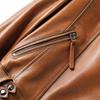 Women's Sheepskin Leather Motorcycle Jacket - Korean Style 2025 Spring/Autumn Outerwear