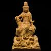 Seated Kannon Bodhisattva Premium Natural Boxwood Wooden Buddhist Buddhist Boxwood Kannon Kannon Comes in a Custom Presentation Box with Care