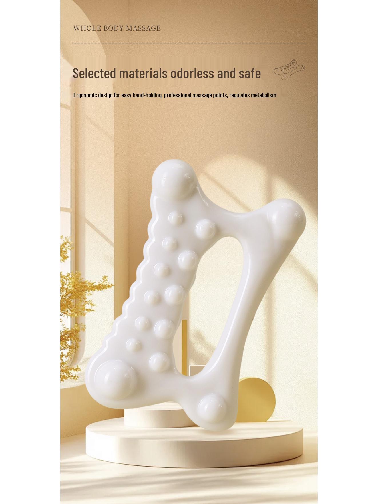 

Korean Ceramic Gua Sha Board Facial Massage Tool and Hair Comb