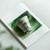 Flower and Bird Master Cup Ru Kiln Ceramic Tea Cup Tea Brewing Cup Tea Tasting Cup Office High Legged Cup