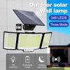 348 LED Solar Motion Sensor Lights Outdoor 3 Mode IP65 Waterproof Solar Powered Flood Light for Garden Yard Patio Security Light