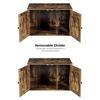 FEANDREA PCL002X01 Cat Litter Tray Vintage Brown