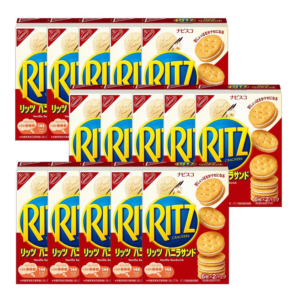Mondelez Ritz Vanilla Sandwich 106g X 15 Pieces