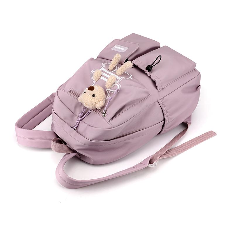 Schoolbag Female Primary School Student Lightweight Backpack Cute Bear Backpack AVE