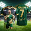 Ronaldo 7 Football Jersey 3D Print Sport Quick-dry Breathable Men T-Shirt
