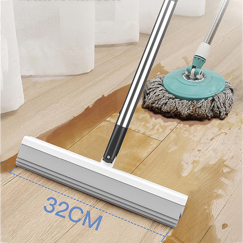 MENGNI Hand-Free Wash Sponge Mop Household Cleaning Tool For Bathroom Strong Water Absorption Mop For Floor Bathroom Accessories