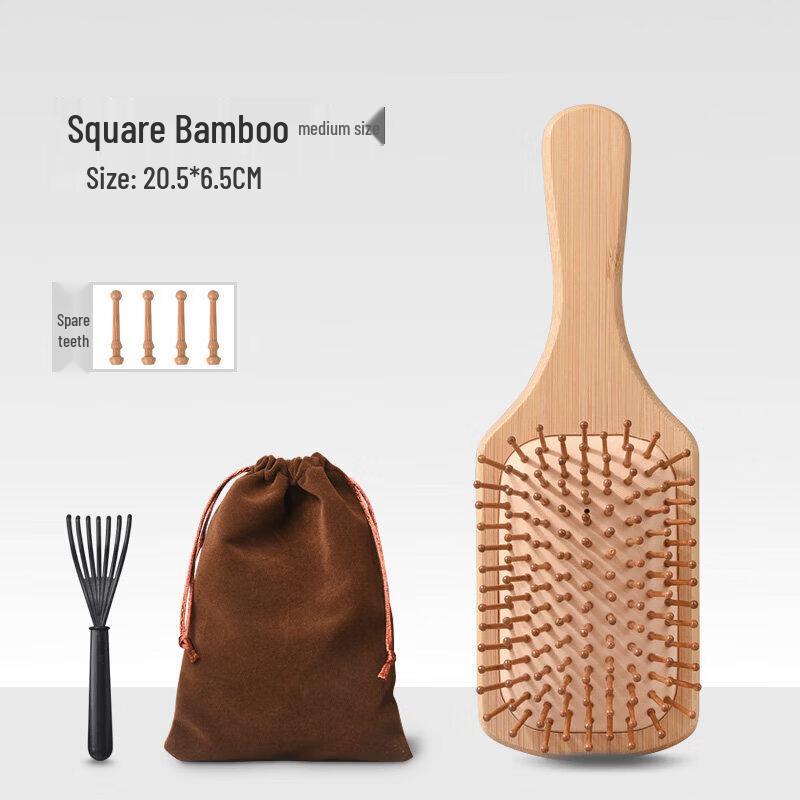 LIEI Sandalwood Air Cushion Massage Paddle Comb