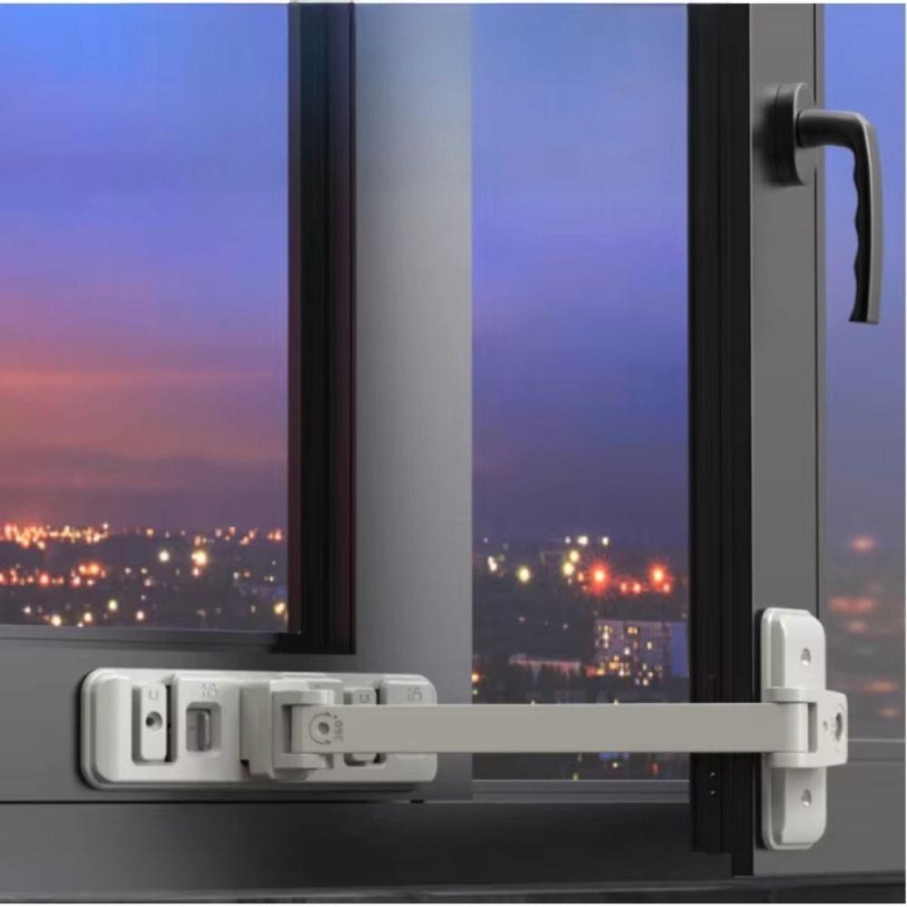 Adjustable Baby Safety Lock Anti-Falling Windows Limit Holder Sliding Door Lock  Closet Door