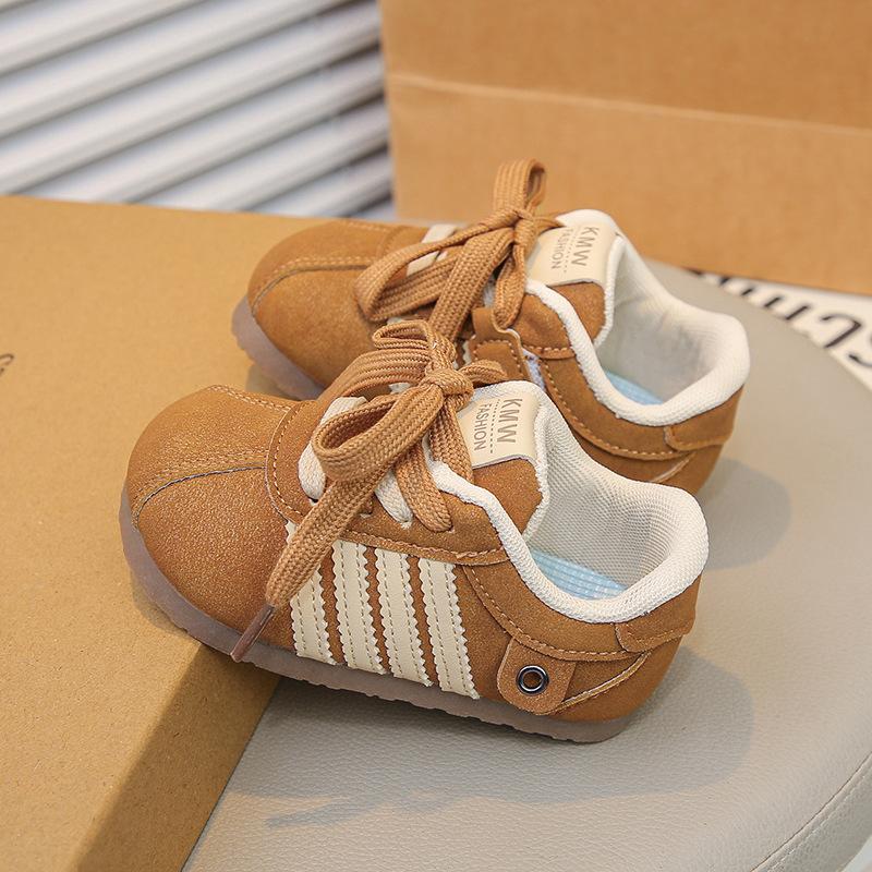 Two-year-old Girl Casual Shoes Baby Shoes Spring and Autumn Lightweight Single Shoes Children Soft Baseplate Shoes Moral Training Shoes Classmate Tide