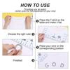 A60Z26 Pieces T-Shirt Ruler Guide Set,T-Shirt Ruler Tool,DIY Printing Rulers For Heat Press T-Shirt Center Designmay